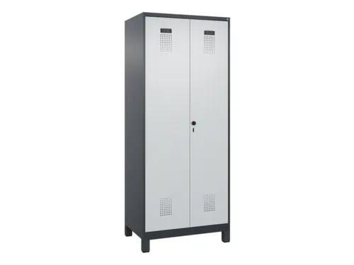 PBM-locker,HxBxD 1950x800x500mm,2vak,vak B 400mm,draaigrendel