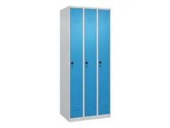 locker,HxBxD 1850x750x500mm,3vak,vak B 250mm,draaigrendel