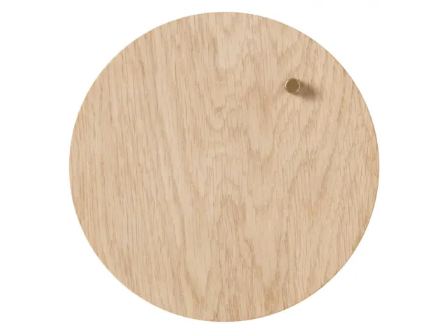 Glasmagneetbord Naga rond 25cm eiken
