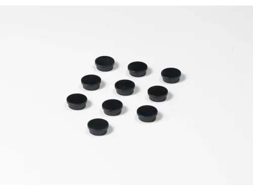 Memomagneten Smit Visual Rond 20mm Zwart 10 stuks