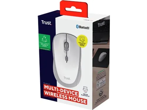 Trust Yvi+ Compacte draadloze muis Wit