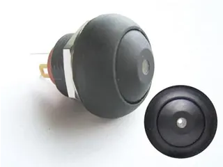 Miniatuur Drukschakelaar Met Witte Led Spst Off-(On) - 1