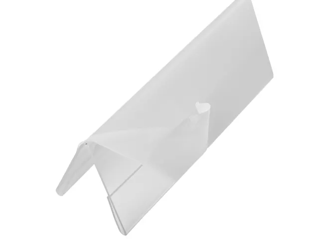 Europel Naamhouder 2-zijdig L-model – 150 × 55 mm – Set van 10