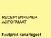 Receptpapier Fastprint A6 80 Gram Kanariegeel 2000 Vel