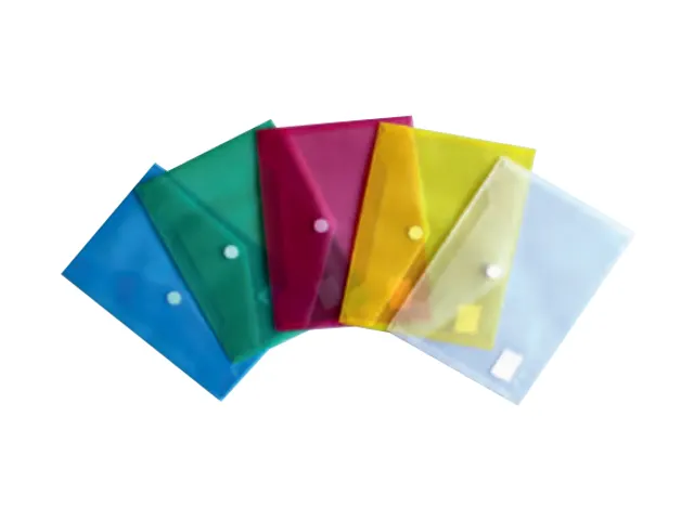 Pochette documents Velcro A5 Bleu 10 pièces