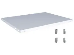 legbord,v. magazijnstelling,BxD 1000x800mm,vakl. 130kg,staal,RAL7035