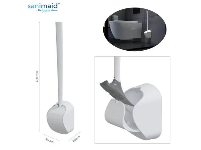 Sanimaid Paris Cleaner toilette Blanc avec support mural