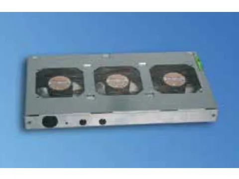 Vertiv 030273111, Ventilatieplateau, Ingebouwde ventilator, Staal, Roe