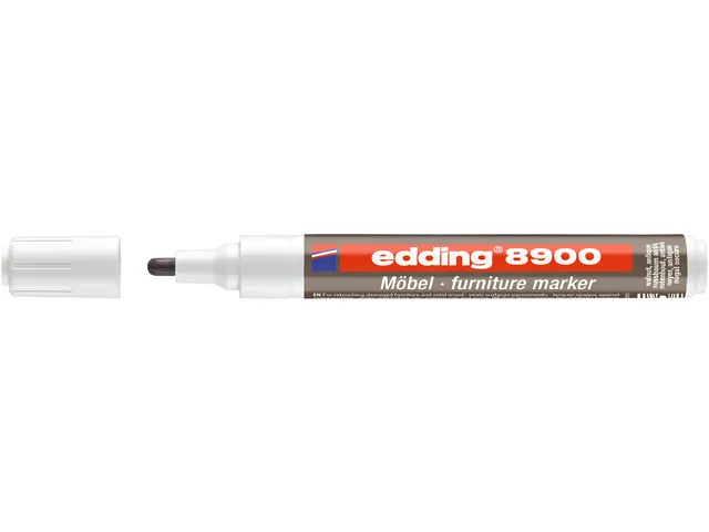 Viltstift edding 8900 meubelmarker notenhout antiek