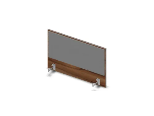 opzetpaneel bureau NP-tiepolo nut BN8078-grijs 800mm