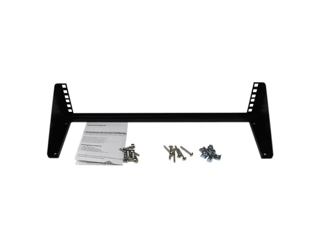 2U 19 Inch Serverrack Staal Beugel Verticale Wandmontage