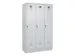 locker voor scheiding van kleding,HxBxD 1950x1200x500mm,3vak