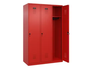 locker,HxBxD 1850x1200x500mm,3vak,vak B 400mm,draaigrendel - 2