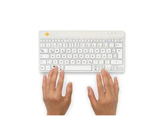 Compact Break ergonomisch toetsenbord Qwertz DE Wit draadloos - 3