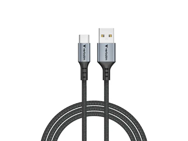 S+C Usb-A/USB-C Kabel zwart 18W 31843 480Mbps 1.20m