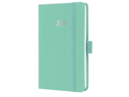 Weekagenda Feel A6 2026 (NL/FR/EN/DU) Mighty Mint Hardcover