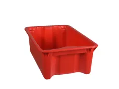 Draaistapelbak Pp Hxlxb 202X590X380Mm 34L Rood