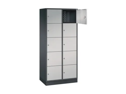 grootvolume-lockersysteem,HxBxD 1950x820x500mm,2x5vakken,cil.-slot