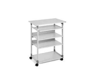 Verrijdbaar Computermeubel Trolley 75 VH Grijs - 3