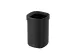 Poubelle Desq 6112.09 ouverte 20 litres métal noir