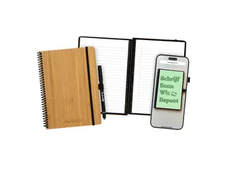 Notitieboek Bambook hardcover A5 lijn 40pagina's uitwisbaar bruin - 2