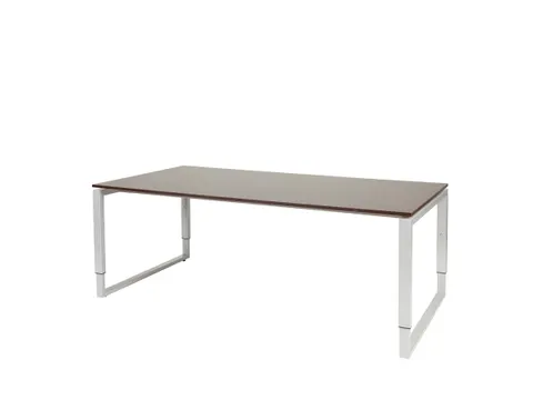 Domino Plus Vergadertafel Hoogte Instelbaar 200x100 Logan Eiken alu