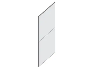 achterwand,v. inhaakstelling,HxB 2000x1300mm,verzinkt - 2