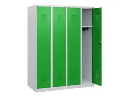 schoollocker,HxBxD 1530x1200x500mm,4vak,vak B 300mm,cil.-slot
