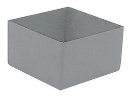 Inzetbak HxLxB 63x108x108mm Polystyreen Grijs 50 stuks