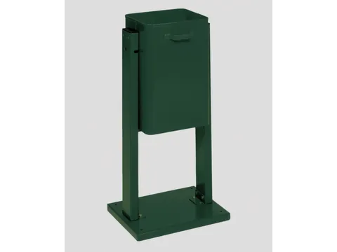 Afvalbak 40 Liter Met Bodemplaat Dak Mosgroen