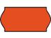 Prijsetiket 12x26mm Open-Data C6 permanent fluor rood - 1