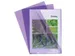 100 L-Mappen A4 0.13mm Glad Pvc Sterke Kwaliteit paars