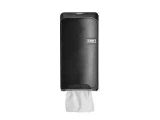 CMT Quartz Toiletpapierdispenser Bulkpack Zwart - 1