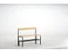 banc-patère,HxLxP 770x1015x375mm,barrettes en bois