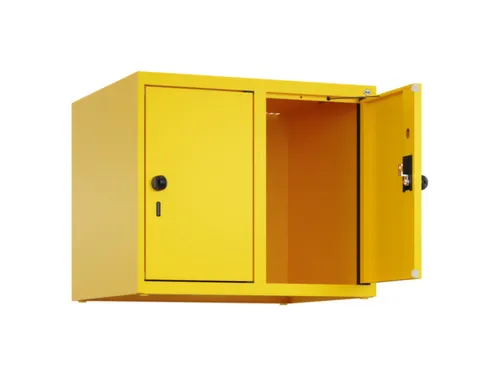 opzetkast,v. locker,2vak.,vak B 300mm,HxBxD 500x600x500mm,draaigrendel