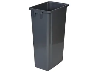 afvalverzamelaar,80l,HxBxD 762x320x460mm,romp PP grijs,gesloten - 1