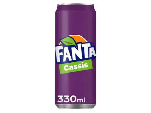 Frisdrank Fanta cassis blik 330ml