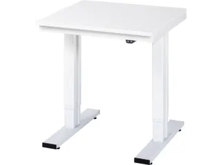 Werkbank elektrisch hoogte verstelbaar 720-1120x750x800mm wit RAL7035 - 1