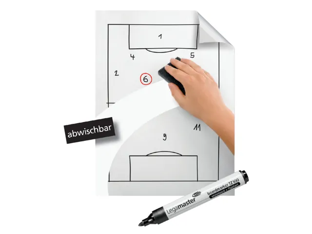 Legamaster Magic-Chart Whiteboard folie 60x80cm Wit 25 vel
