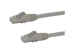 22.86 cm grijs snagless Cat6 UTP patchkabel