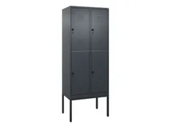 dubbeldekse locker,HxBxD 2120x800x500mm,2x2vak.,vak B 400mm