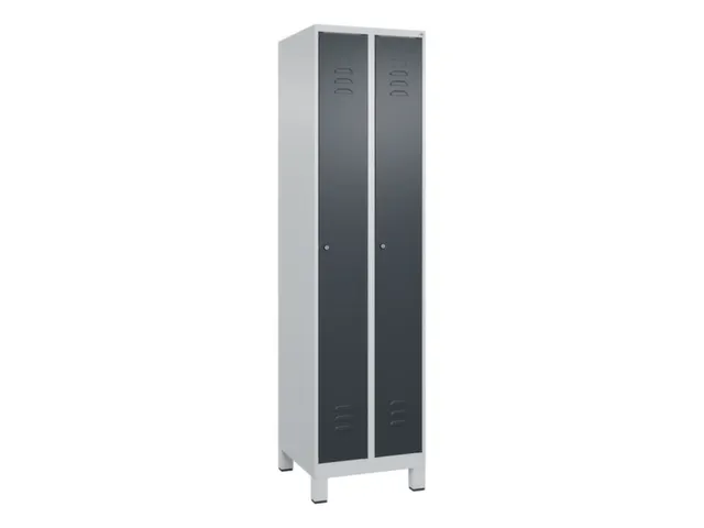 locker,HxBxD 1950x500x500mm,2vak,vak B 250mm,cil.-slot,voeten