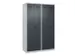 locker voor scheiding van kleding,HxBxD 1850x1200x500mm,4vak