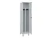 locker voor scheiding van kleding,HxBxD 1950x400x500mm,1vak