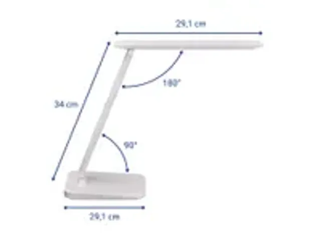 OUTLET Bureaulamp LED tafelarmatuur MAULsally col. vario, dimbaar Wit