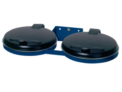 Dubbele Afvalverzamelaars Wandhouder 800x530mm 120 Liter Blauw