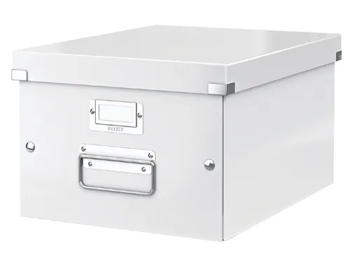 Opbergbox WOW Click & Store 281x200x370mm wit 85% gerecycled karton