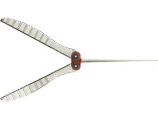 Messenslijper DMT diafold met gekartelde messen fijn - 6