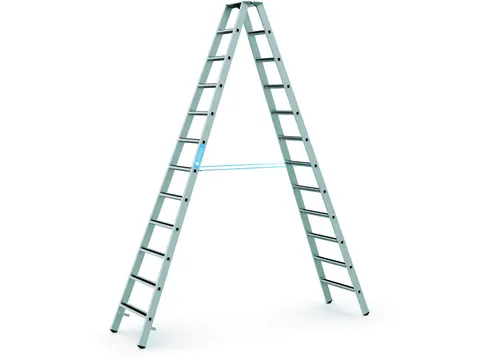 veiligheidsladder,beide zijden,2x12treden m. R13-laag,balk L 3,39m