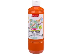 Plakkaatverf Bruynzeel fles à 500ml oranje